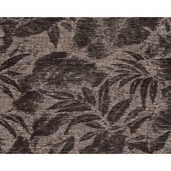 Tapeta Vliesová tapeta 372192 hnědá, černá, listy / Tapety na zeď 37219-2 Greenery (0,53 x 10,05 m) A.S.Création