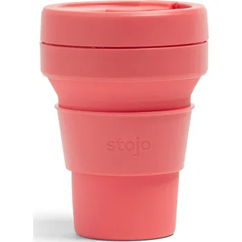 Termohrnek Stojo Pocket 355 ml, korálový