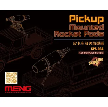Plastikový model Meng 1/35 Pickup Mounted Rocket Pods