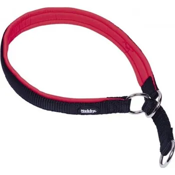 Obojek pro psa Nobby Nobby CLASSIC PRENO polostahovací obojek polstrovaný červená - doprodej XL