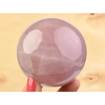 Přírodní kámen Růženín koule 460g Ø 69mm