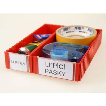 Skříňka na nářadí Štítky - bal. 10 ks, modul 4-5, rozměr 45 x 36 x 4 mm.