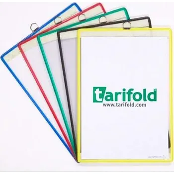 Závěsné kapsy s očkem A3 na šířku, balení 5 ks, barva žlutá