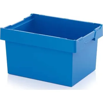 Plastová přepravka pro distribuci bez víka, 600 x 400 x 320 mm