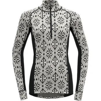 Devold Liadalsnipa Woman Half Zip Neck Raw White S