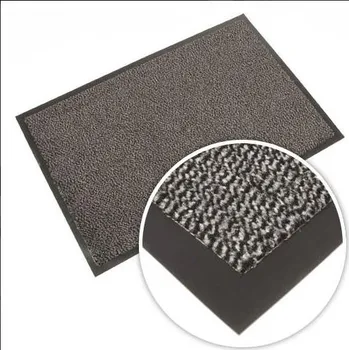 Vnitřní rohož Vynaplush, metráž 0,9 x bm, barva černo/šedá