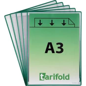 Tarifold Tarifold, samolepicí ochranné kapsy A3, nepermanentní, otevřené na kratší straně Varianta: 3 červená