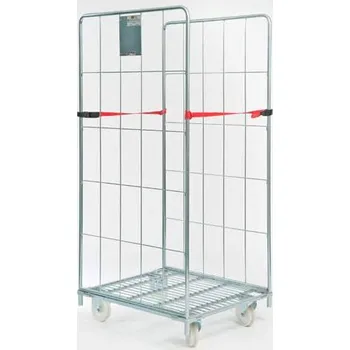 Rollkontejner, dvoustranný, bez polic, š x h x v: 700x800x1665 mm.