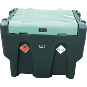 Palivová nádrž Mobilní nádrž na motorovou naftu - TruckMaster, objem 900 l, čerpadlo 12V, digitální průtokoměr