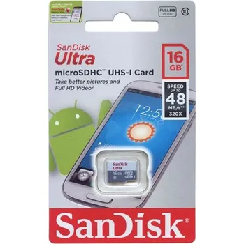 Paměťová karta SanDisk 139734 16GB MicroSDHC 48M UHS-I