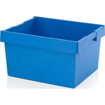 Plastová přepravka pro distribuci bez víka, 800 x 600 x 420 mm