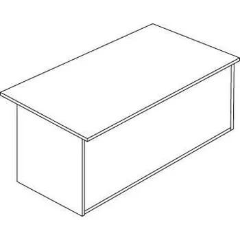 Recepce Recepce - modul rovný bez nadstavby, šířka 1600 mm, barva bílá.