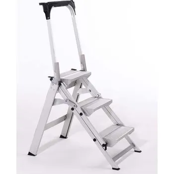 Schůdek Bezpečnostní sklápěcí schůdky, 3 stupně z hliníkového profilu