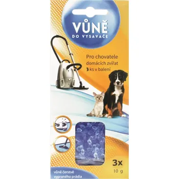 Osvěžovač vzduchu Vůně do vysavače Čerstvě vyprané prádlo 3 x 10 g