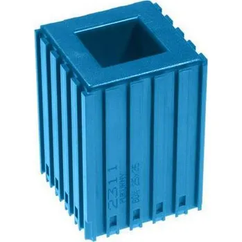 Skříňka na nářadí Plastový box pro odkládání soustružnických nožů, box 25x25, modul 5x5, barva modrá.