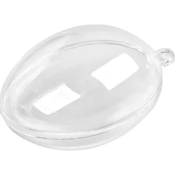 Velikonoční dekorace DP Craft Vajíčko akrylové rozdělávací 13,0 cm - 1ks