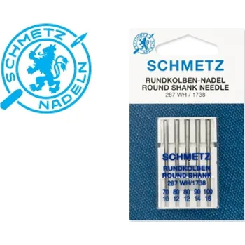 Nástroj na niť a příze Jehly s kulatým dříkem univerzální 287 WH/1738 VLS 70-100