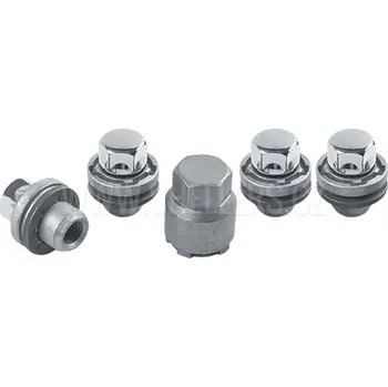 Šroubek na kolo Pojistné bezpečnostní matice M12x1,5 plochá podložka s krčkem, klíč 21 mm, SICUKOSMOS MK143FLATSW21, Toyota