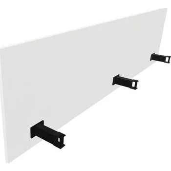 Dílenský stůl SQart dělicí stěna pro stůl, barva bílá, d x v: 2000 mm x 380 mm