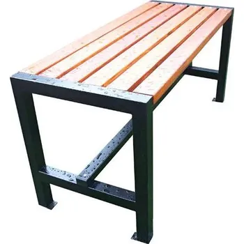 Zahradní stůl Stůl Toronto, kovová konstrukce s dřevěnými latěmi, délka 1,62 m