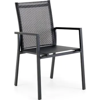 Stolička Brafab Záhradná stolička AVANTI - Čierna