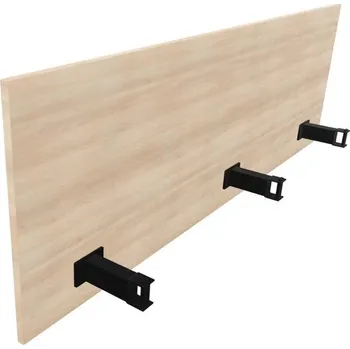 Dílenský stůl SQart dělicí stěna pro stůl, barva akácie, d x v: 1600 mm x 380 mm