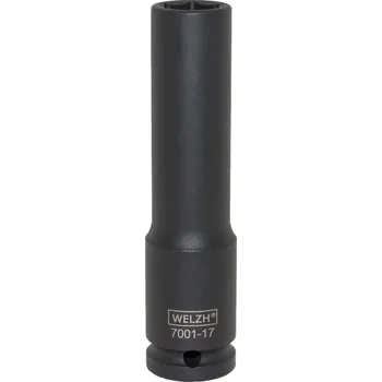 Gola hlavice Hlavice nástrčná 1/2", 6 hran, 18 mm, délka 120 mm, použití i pro rázové utahováky, CrMo, Welzh (Welzh Werkzeug)