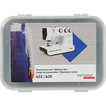Příslušenství k šicímu stroji sada 10-ti patek pro Bernette 33/35