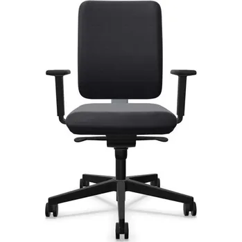 Kancelářská otočná židle GARTA, podstava černá, potah antracit