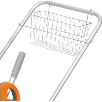 Drátěná police Závěsný drátěný košík, chromovaný