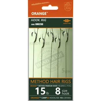 Life Orange návazce Method Hair Rigs S2 15lb / vel.12 / 5ks