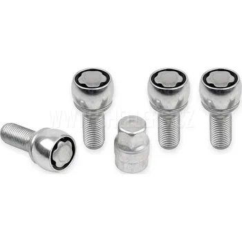 Autodoplněk Pojistné bezpečnostní šrouby M14x1,5x32 kulová R13, klíč 17, SICUBLOC AN532