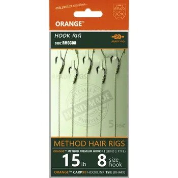 Life Orange návazce Method Hair Rigs S3 15lb / vel.12 / 5ks