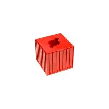 Skříňka na nářadí Plastový box pro upínač nástroje typu ABS 50, modul 8x8, barva červená.