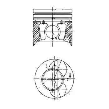 Píst motoru Kolbenschmidt 40469600
