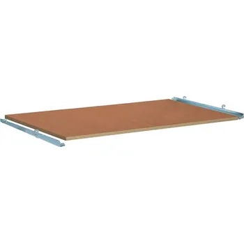 Závěsná police 1200 x 800 mm, deska MDF s bukovým dekorem