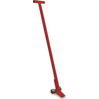 Plošinový vozík Zvedací tyč, nosnost 1,5 t, délka 2m, ocelová kola