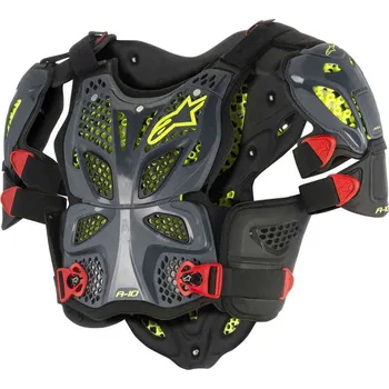Motodoplněk Alpinestars A-10 2019 černý antracit/žlutý fluo/červený