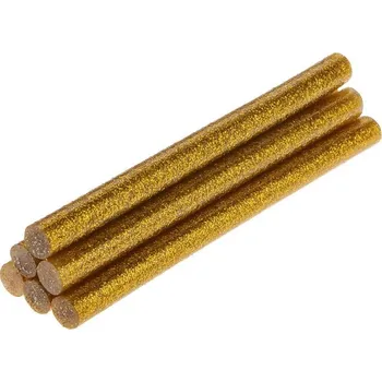 Tavná pistole tavná tyčka zlatá 8x100mm - 6ks