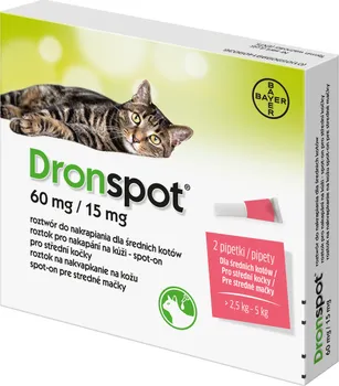 Antiparazitikum pro kočku Bayer Dronspot Spot-On