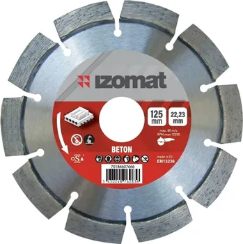 Řezný kotouč Diamantový kotouč IZOMAT beton 125 mm