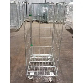 Rollkontejner, třístranný, bez polic, š x h x v: 700x800x1665 mm.