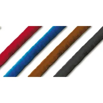 Lano Lano sametové hladké s karabinou, černé, pr.38 mm, délka 1,5 m