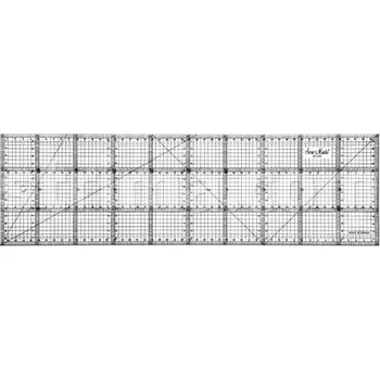 Řezací pravítko patchworkové pravítko 15x50cm