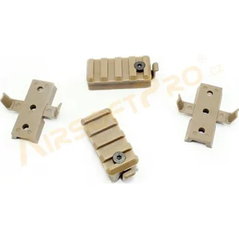 Airsoft EmersonGear Montážní základna a RIS montáž na helmu - DE