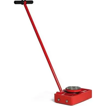 Plošinový vozík Transportní plošina, řídící, průměr plošiny 160mm, nosnost 3 t, kola polyuretan