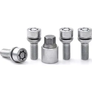 Šroubek na kolo Pojistné bezpečnostní šrouby M14x1,5x32 kulová R13 pohyblivá, klíč 17, SICUSTAR VN532RSR13, AUDI