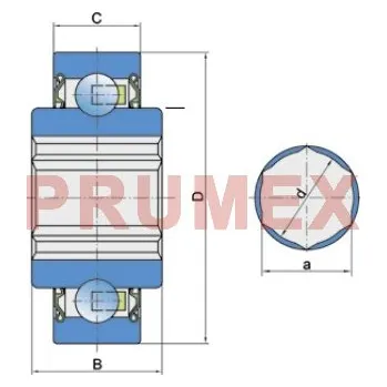 FKL 204 KRR2 upínací ložisko