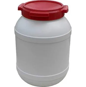 Plastový sud Curtec se šroubovaným víkem, objem 26 l, materiál HDPE