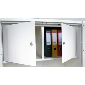 Trezor Příplatek za vnitřní schránku ke skříni, výška 370 mm, dveře dvoukřídlové s cylindrickým zámkem